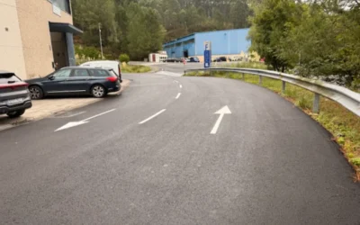 Reparación de asfaltado en el Polígono Erletxe